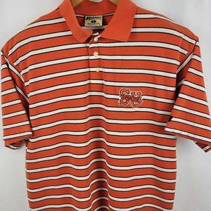 Vintage Russell Athletic NCAA Syracuse University Polo Collared T-Shirt Size 2XL